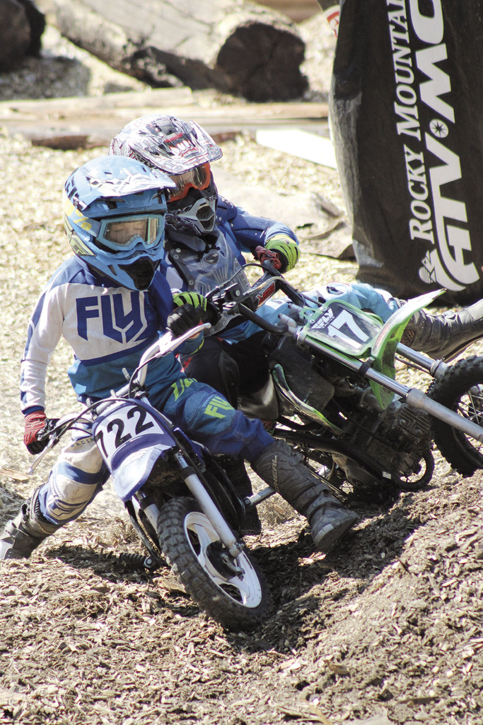 Orofino LoggerXross #722 Warren Petersen and #17 Evon Campbell